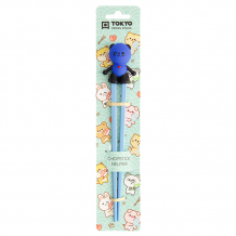 TDS, Kids-Chopsticks, Kitchenware, 22 cm, Panda, Blue - Item No. 4666