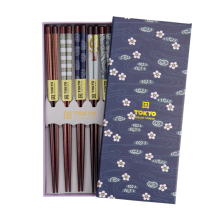 TDS, Chopstick Set, Mixed Designs, 5 pair, Item No. 4800