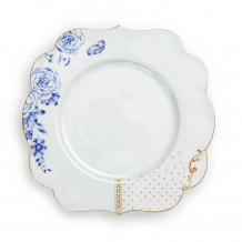 Pip Studio, Plate, Royal White, Ø 23.5 cm, Art.-Nr. 51.001.134