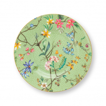 Pip Studio, Teller, Petit Four Jolie Flowers Green, Ø 12 cm, Art.-Nr. 51.001.274