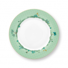 Pip Studio, Teller, Jolie Gold Dots Green, Ø 26.5 cm, Art.-Nr. 51.001.278