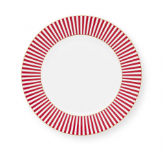 Pip Studio, Teller, Royal Stripes Dunkelrosa, 17 cm, Art.-Nr. 51.001.344