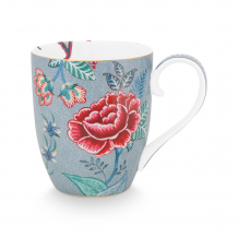Pip Studio, Tasse XL, Flower Festival, Hellblau, 450 ml, Art.-Nr. 51.002.310