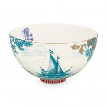 Pip Studio, Bowl, Heritage Boat Aqua, Ø 18 cm, Art.-Nr. 51.003.178