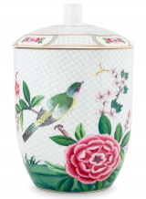Pip Studio, Aufbewarungsglass, Blushing Birds White, 1.5 ltr., Art.-Nr. 51.009.027