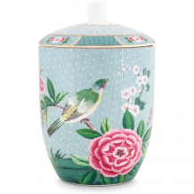 Pip Studio, Aufbewarungsglas, Blushing Birds Blue, 1.5 ltr., Art.-Nr. 51.009.028