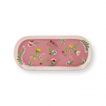 Pip Studio, Cake Tray, La Majorelle Dark Pink, 33.3x15.5 cm, Art.-Nr. 51.018.125
