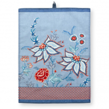 Pip Studio, Geschirrtuch, Flower Festival, Blau, 50x70 cm, Art.-Nr. 51.031.064