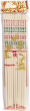 EDO Japan, 10 Pair Chopsticks Melamine Dragon and phoenix , 27 cm, Item No. 6006486