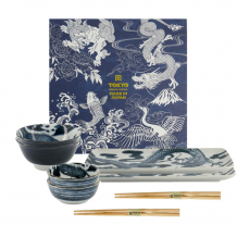 TDS, Japonism Sushi Set, Dragon, Dunkelgrau, Art.-Nr. 600944