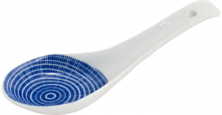 EDO Japan, Rice spoon Tokusa Blue China, 13,75 cm, Item No. 6030620