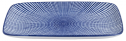 EdoJapan, Sushiteller Tokusa Blau China, Ø 22,2 x 12,4 cm | H2,5 cm, Art.-Nr. 6030625