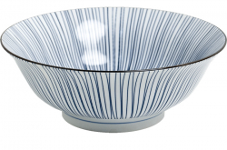 Edo Japan, Schale Oriental Stripe Ø 21 cm | H8 cm, Art.-Nr. 6030661