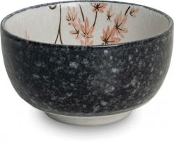 Edo Japan, Matcha bowl, Maple leaf, Ø13 cm | H7 cm, Item No. 6040823