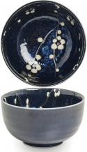 Edo Japan, Matcha Schale Hanablue, Blau, 13x7 cm, Art.-Nr. 6040825