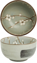 Edo Japan, Matcha Bowl Hanagreen, Green, Ø 13x7 cm, Item No.6040826