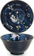 Edo Japan, Schale Hanablue, Blau, Ø 13x7 cm, Art.-Nr. 6040829