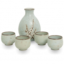 Edo Japan, Hanagreen Sakeset, 290 ml, Green, Item No. 6040837