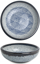 Edo Japan, Schale, Wave, Blau, Ø 23,5x7,5 cm, Art.-Nr. 6041018