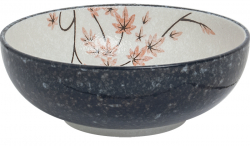 Edo Japan, Bowl Maple leaf Ø 20 cm | H7 cm,  Item No. 6041042