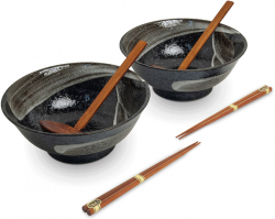 Edo Japan, Schalen Set Ansen, Blau, Ø 22x9 cm, Art.-Nr. 6050100