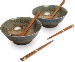 Edo Japan, Schalen Set Ki, Braun, Ø 22x9 cm, Art.-Nr. 6050105