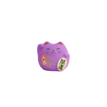 TDS, Lucky Cat, Decoration, Purple, 5.5 cm - Item No. 6150