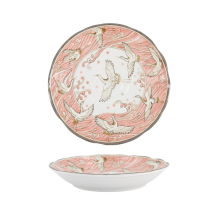 TDS, Plate, Crane Pink, Ø 22x4cm, Item No. 617355