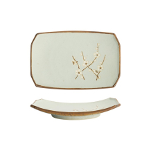 Tokyo Design Studio Sushi Plate Soshun Matte Light Green, Porcelain, 22 × 14.5 × 2.3 cm