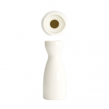 TDS, Sake Bottle, White Series, 13.5cm 120ml, Item No. 7179