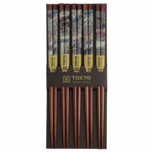 TDS, Chopstick Set of 5, Brown, Item No. 8447