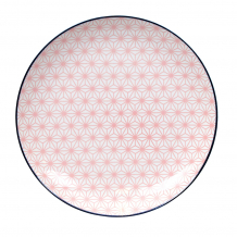 TDS, Teller, Starwave, Pink/Blau, Ø 25,7 cm, Art.-Nr.: 8658