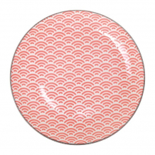 TDS, Plate, Starwave, Ø 20.6 x 2.2 cm, Pink - Item No. 8801