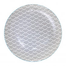 TDS, Plate, Starwave, Ø 20 cm, Grey, Art.Nr.: 8803