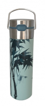 Eigenart, Leeza, Thermo Trinkflasche, Bamboo, Inklusive Filter, Grün, Art.Nr.: BZ11004