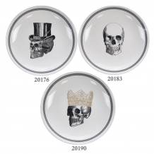 Homelab, Plate, Skull Design, Ø 24,5 cm
