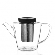 VIVA Infusion Teekanne aus Glas 1 L, Schwarz, Art.-Nr. V27801