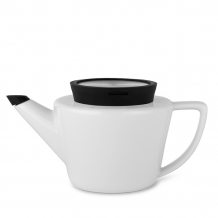 VIVA Infusion Kleine Teekanne aus Porzellan 0.5 L, Schwarz, Art.-Nr. V34801