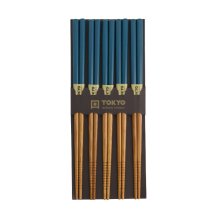 Bamboo Petrol Chopstick Set at g-HoReCa