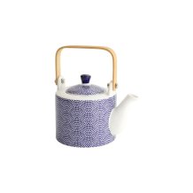 Tokyo Design Studio Teapot Nippon Blue Dots Blue/White, Porcelain, Ø 12 × 18.5 cm, 800 ml