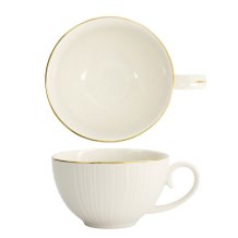 Nippon White 4 Becher Set mit Untertassen bei g-HoReCa