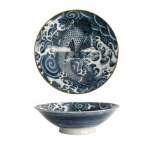 Darkgrey Japonism Bowl at g-HoReCa (picture 1 of 6)