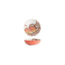 Tokyo Design Studio Sauce Bowl Seafood Lobster Red, Porcelain, Ø 9.5 × 3 cm, 150 ml