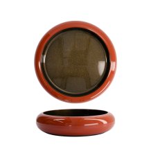 Sushi-Oke Orange/Gold, Kunststoff, außen 27,5 × 6,2 cm, innen 22,2 × 4,3 cm