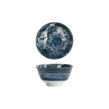 Tokyo Design Studio Schale Japonism Lion Dunkelgrau, Porzellan, Ø 12,7 × 6,8 cm