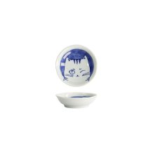 Tokyo Design Studio Schale Neko Maruke Weiß, Porzellan, Ø 10 × 2,5 cm, 100 ml
