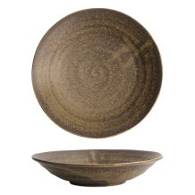 Tokyo Design Studio Bowl Iga Matte Brown, Stoneware, Ø 25.3 × 5.2 cm