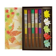 Maple Leaf inkl. Ablagen 5 Paar Essstäbchen bei g-HoReCa (Bild 1 von 4)