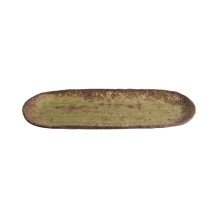 Chakogashi Green Large Oval Plate at g-HoReCa (picture 1 of 3)