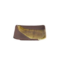 Yuzucha Nagashi Black/Gold Plate at g-HoReCa (picture 1 of 3)
